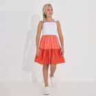 Girls Pink & White Dress, 1, hi-res