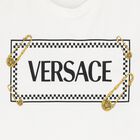 تيشيرت أولاد بالشعار باللون الأبيض, 2, hi-res