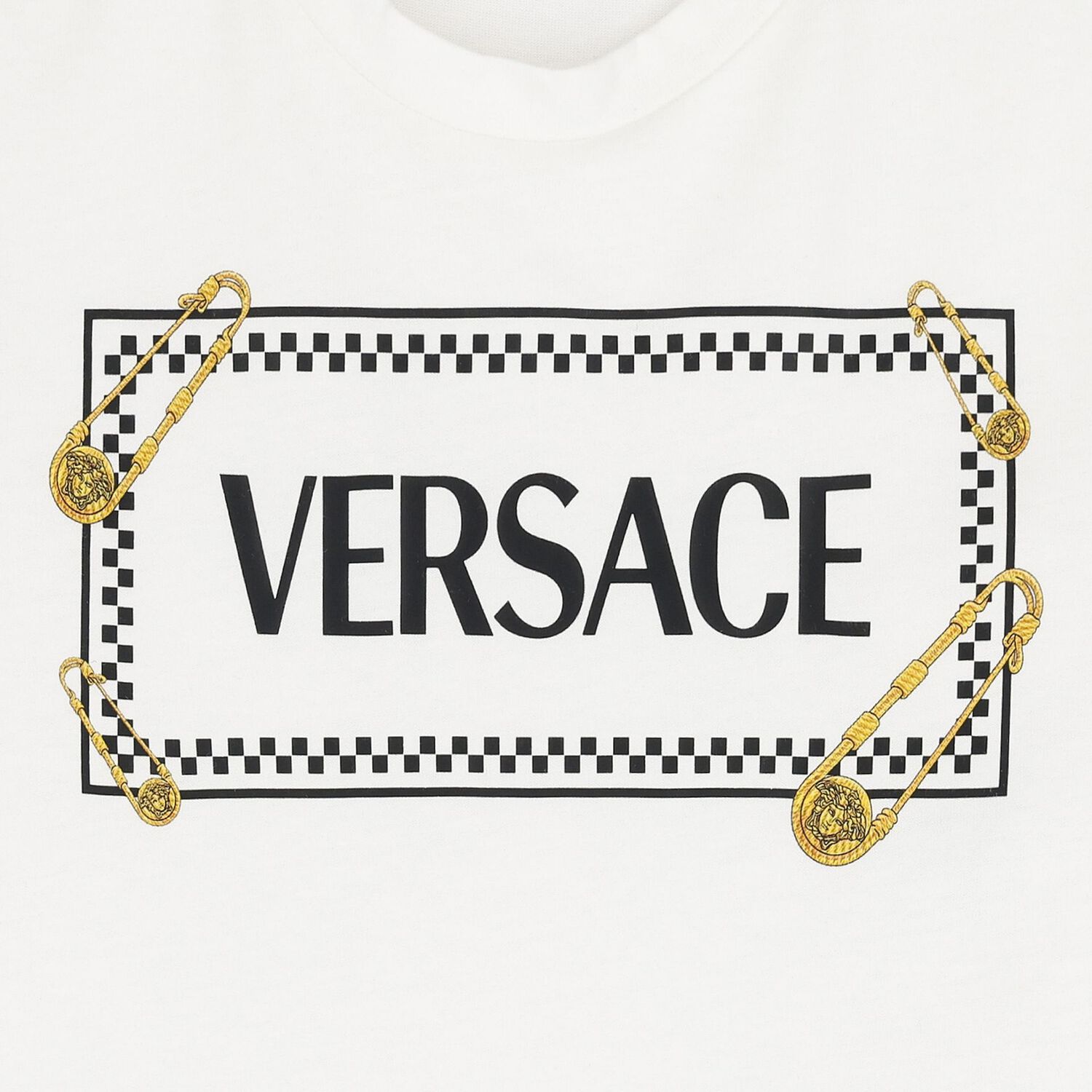 تيشيرت أولاد بالشعار باللون الأبيض, 2, hi-res