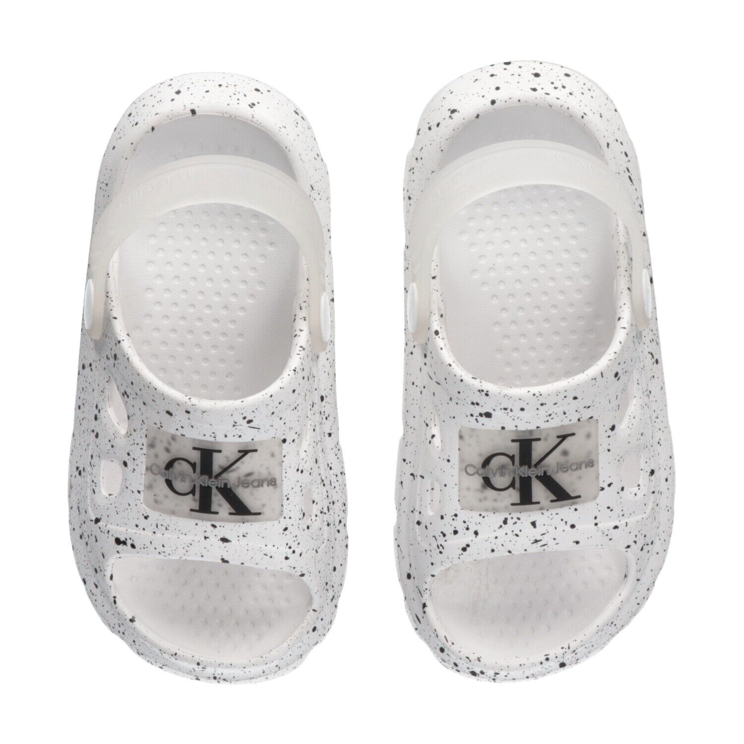 White Logo Sandals, 1, hi-res