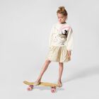 Girls Ivory Embellished Bird Knitted Jumper, 1, hi-res