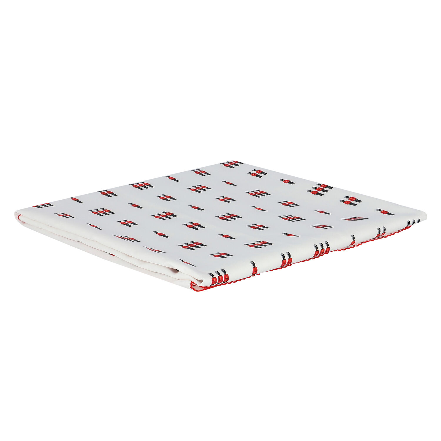 White Printed Baby Blanket, 1, hi-res image number null