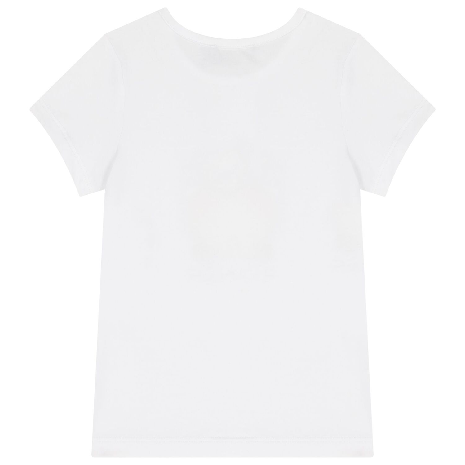 Girls White & Pink Teddy Bear Logo Pyjamas, 1, hi-res image number null