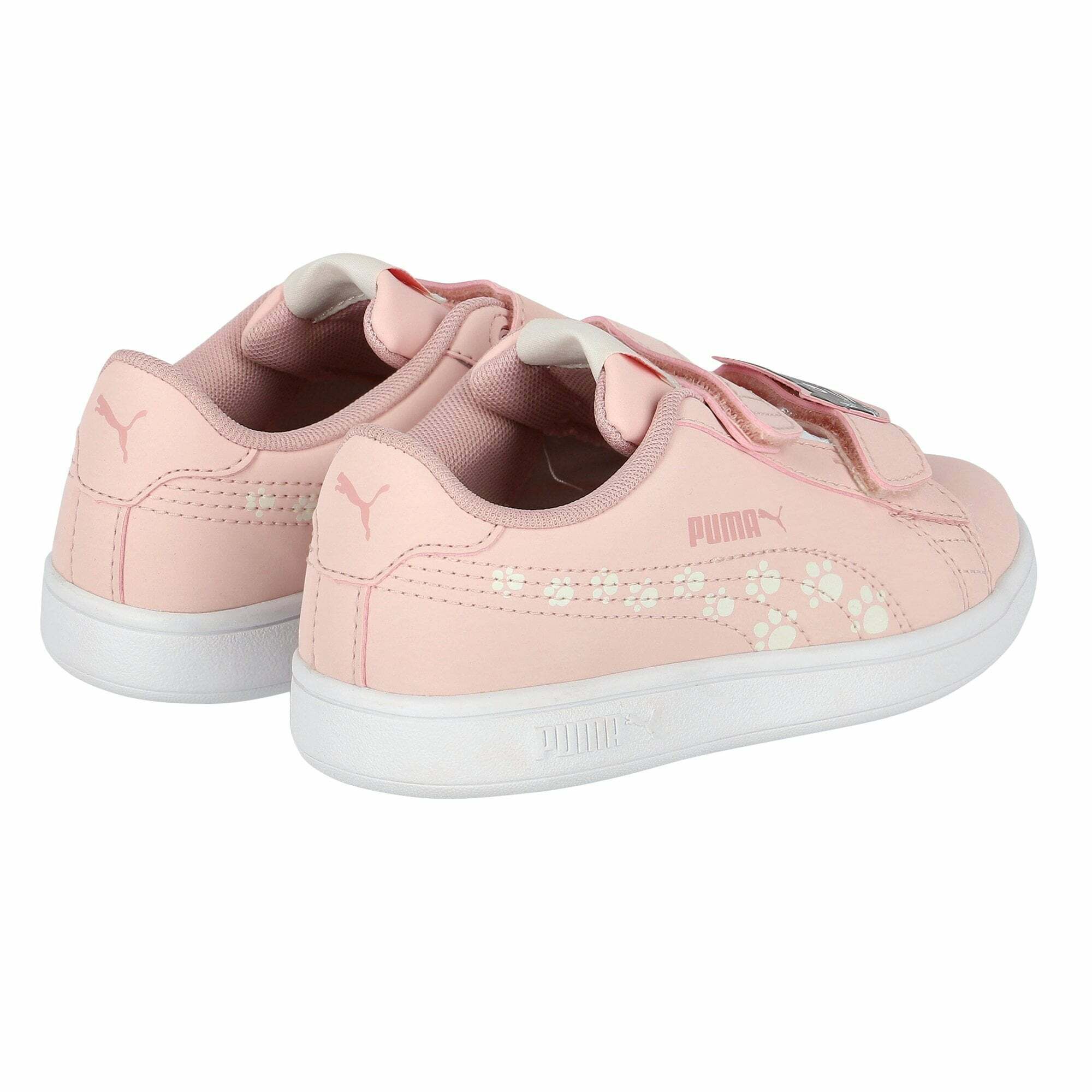 Puma Girls Pink Logo Trainers Junior Couture UAE
