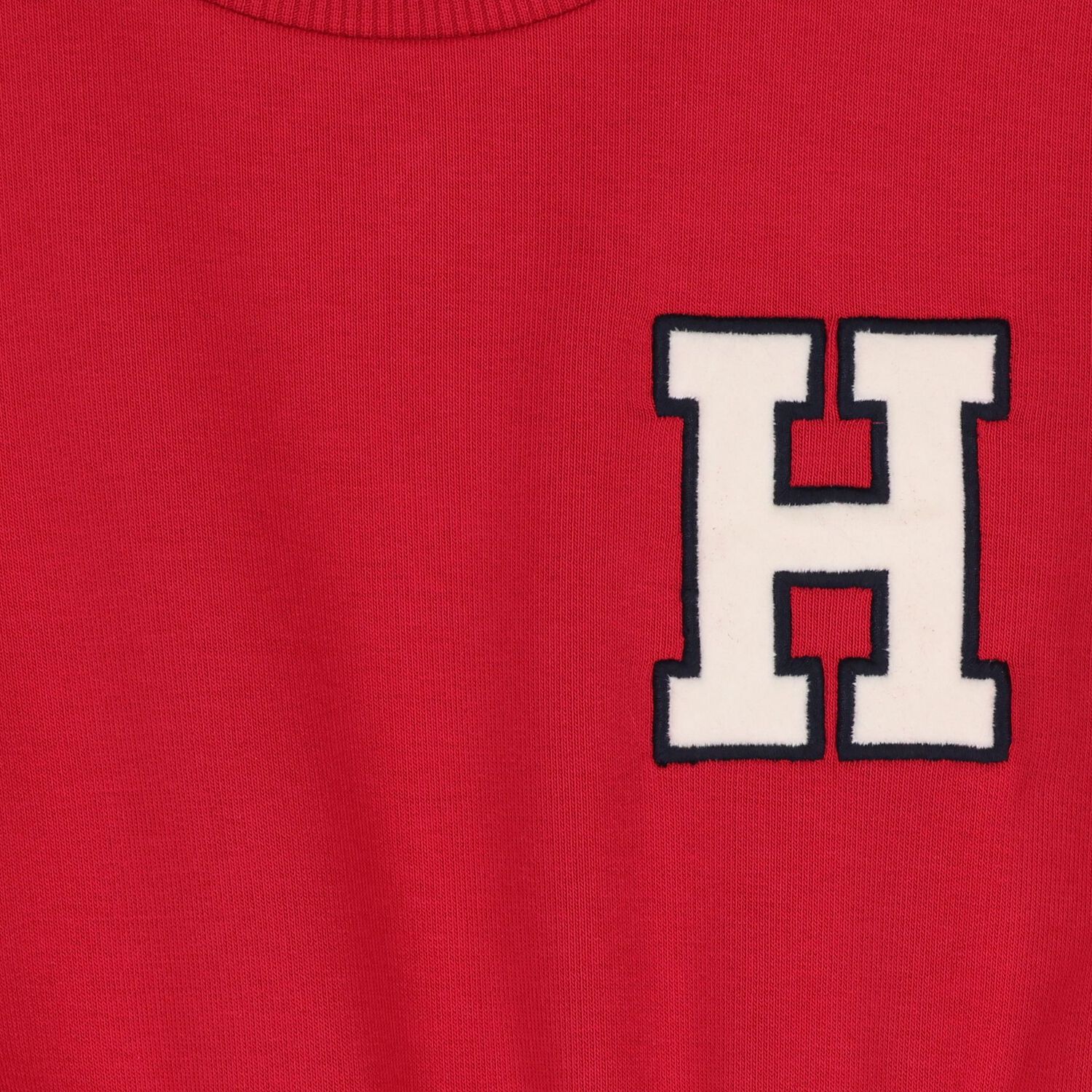 سويتشيرت فستان بنات بالشعار باللون الأحمر, 1, hi-res