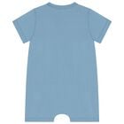 Baby Boys Navy Blue Elephant Romper Gift Set, 2, hi-res