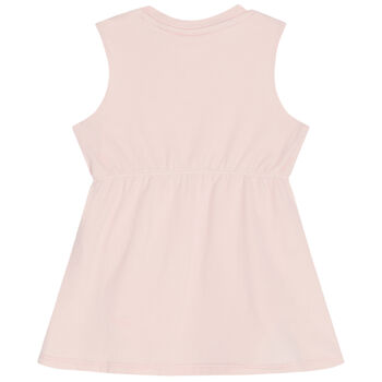 Baby Girls Pink Logo Dress