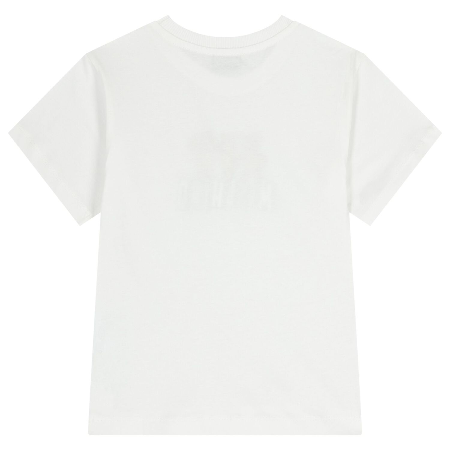Boys White Teddy Bear Logo T-Shirt, 1, hi-res