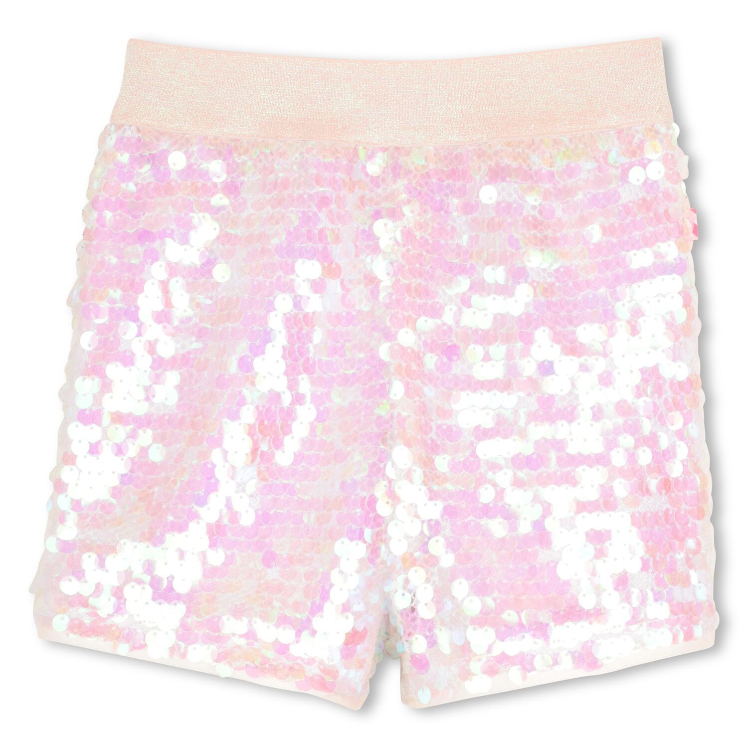Girls Pink Iridescent Sequin Shorts, 1, hi-res