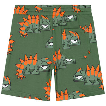 Boys Green Gecko Shorts