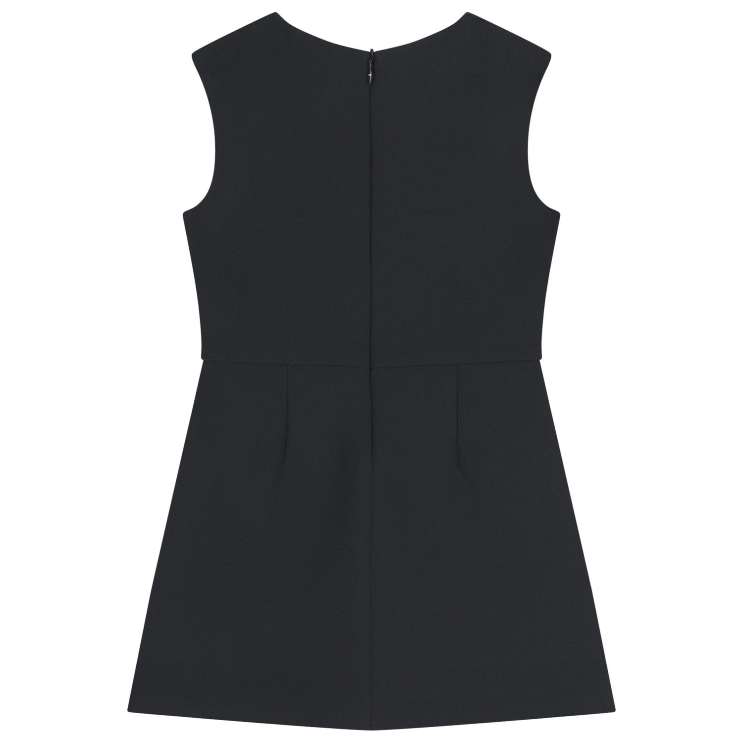 Girls Black Diamante Logo Dress, 1, hi-res