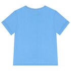 Younger Boys White, Green & Blue Shorts Set, 1, hi-res