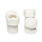 Baby Girls White Headband & Booties Gift Set, 1, hi-res