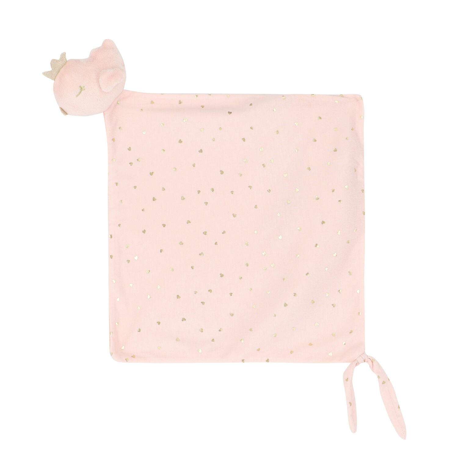 Baby Girls Pink Doudou Comforter, 2, hi-res image number null