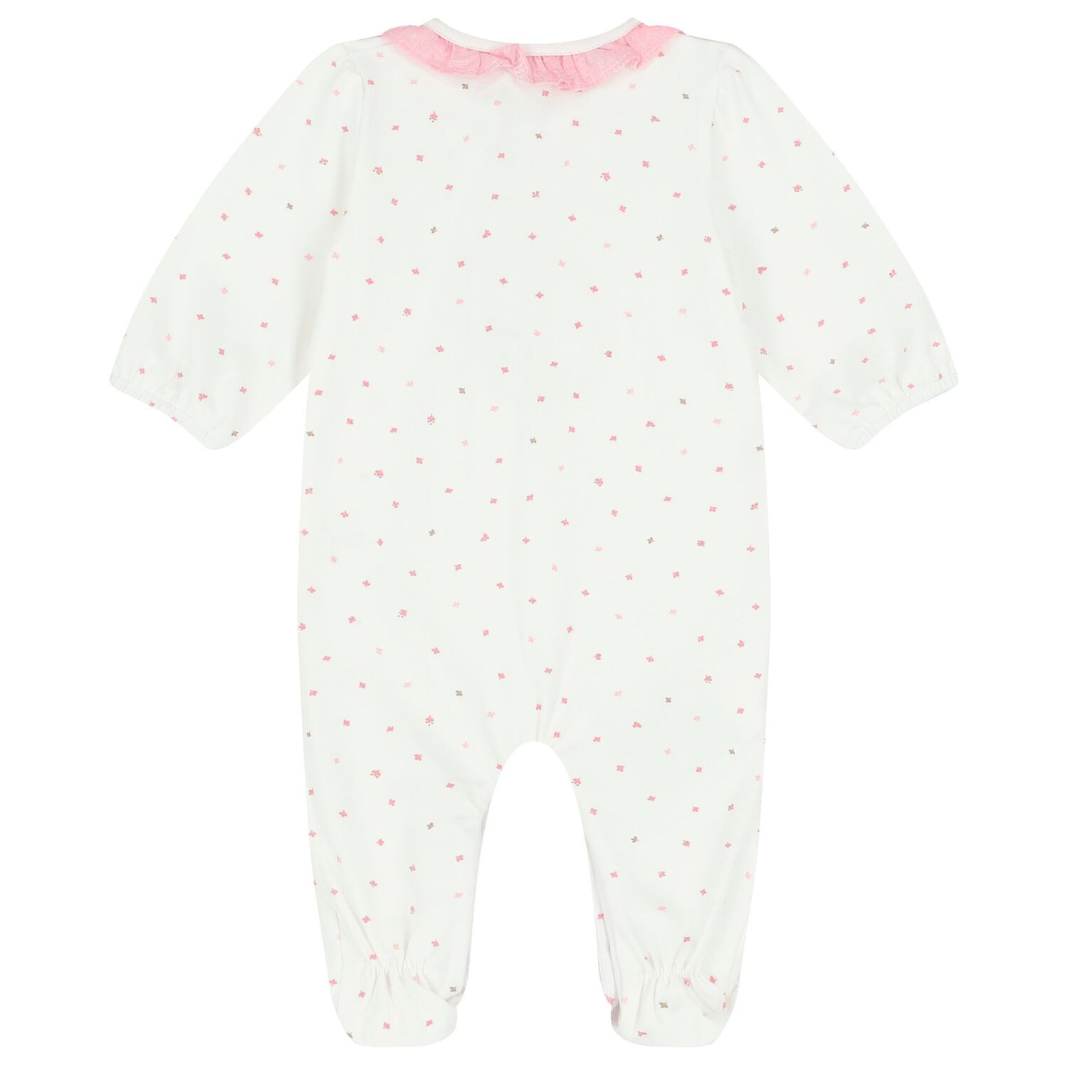 Baby Girls White Babygrows ( 2-Pack ), 1, hi-res