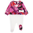 Baby Girls Multi-Coloured Orchidee Babygrow Gift Set, 1, hi-res