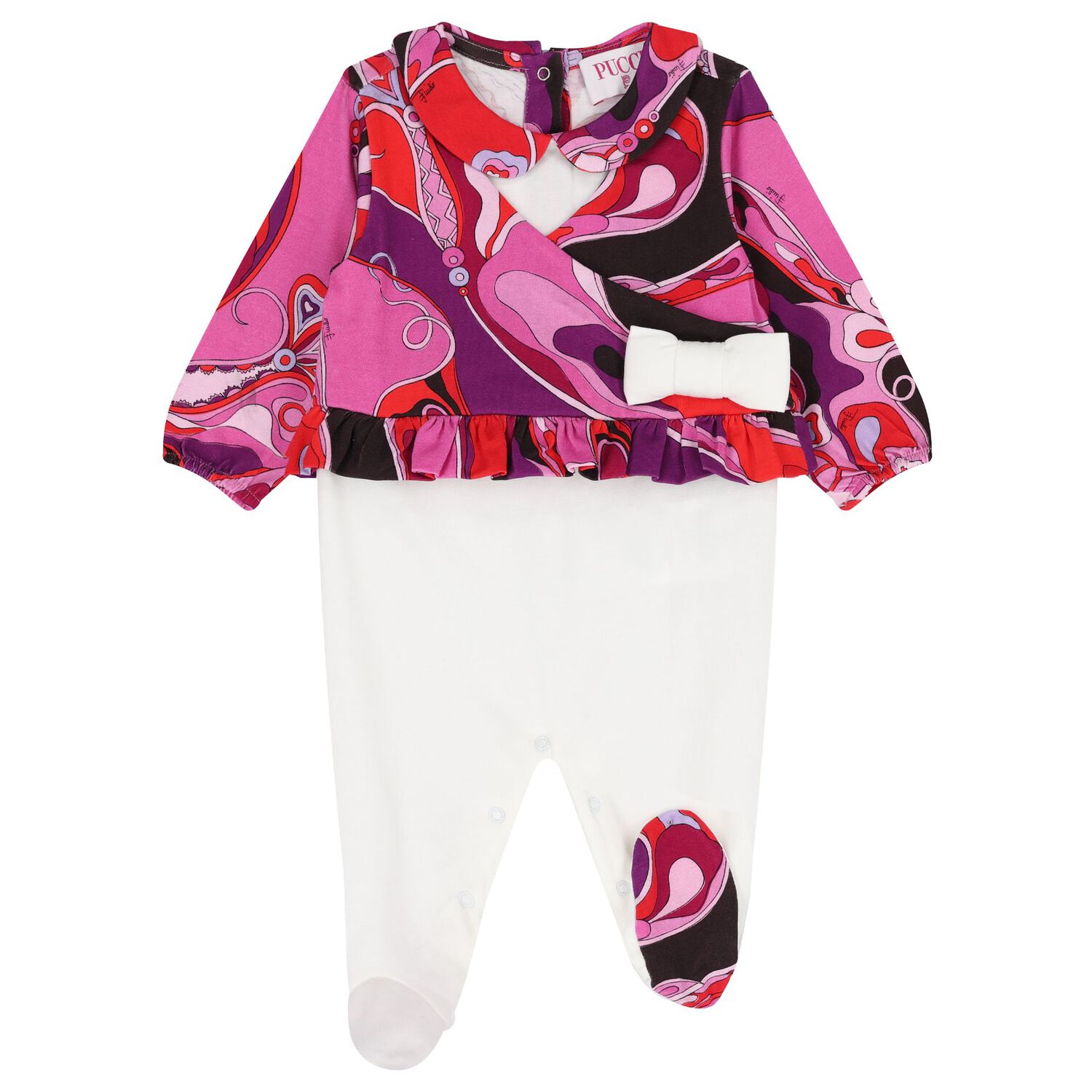 Baby Girls Multi-Coloured Orchidee Babygrow Gift Set, 1, hi-res