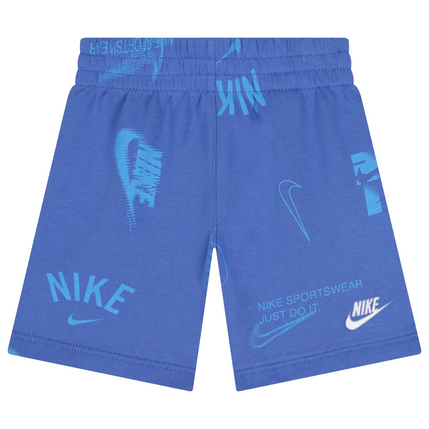 Boys Blue Logo Shorts Set, 3, hi-res