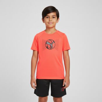 Boys Neon Orange Logo T-Shirt