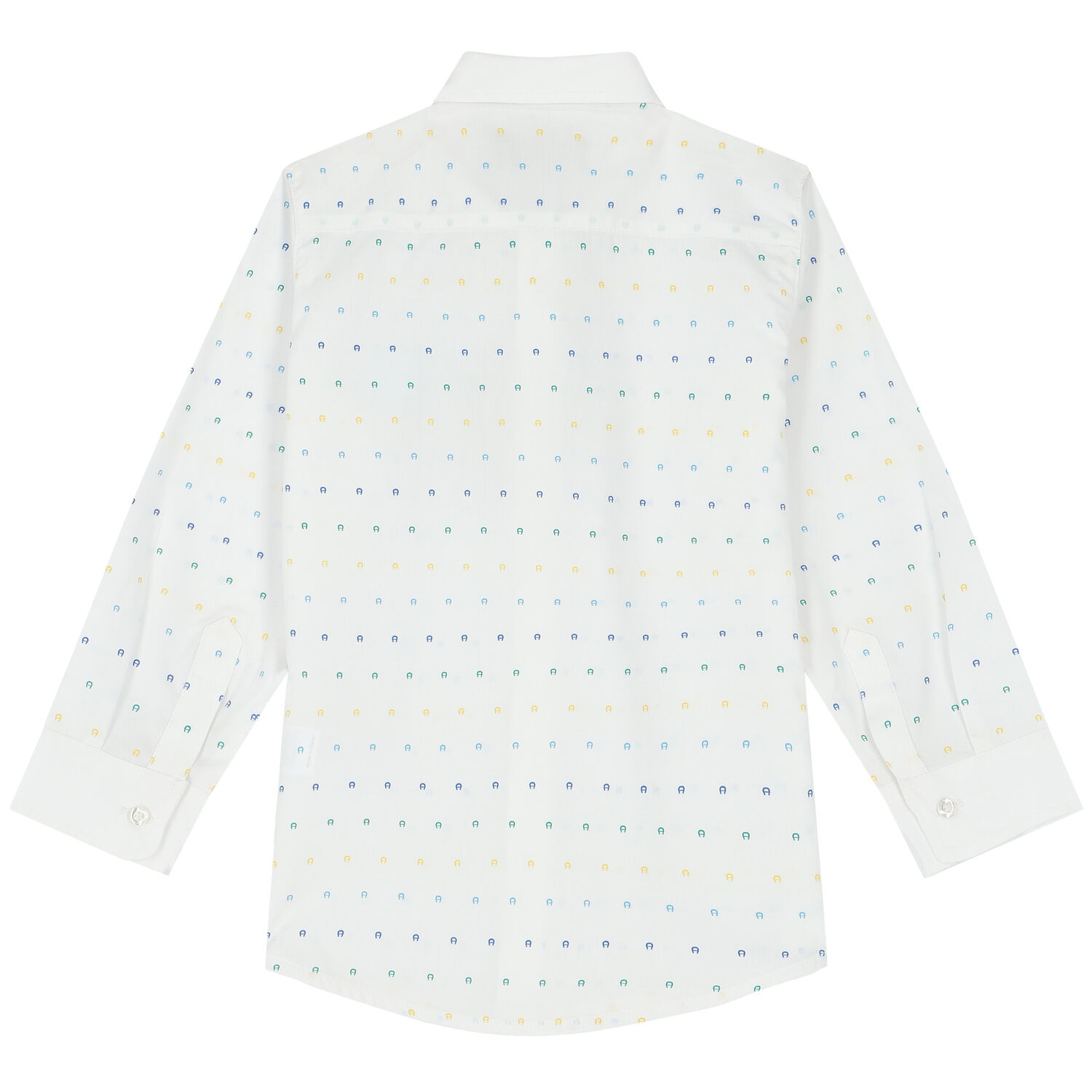 Boys White Logo Shirt, 1, hi-res image number null