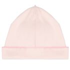 طقم بنات أفرول قطن باللون الوردي, 1, hi-res