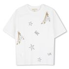 Girls Ivory Logo T-Shirt, 1, hi-res