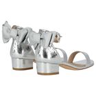 Girls Silver Sandals, 4, hi-res