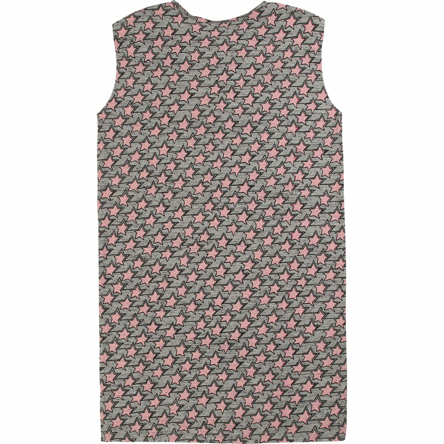 Girls Grey Sleeveless Dress, 1, hi-res image number null