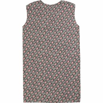 Girls Grey Sleeveless Dress