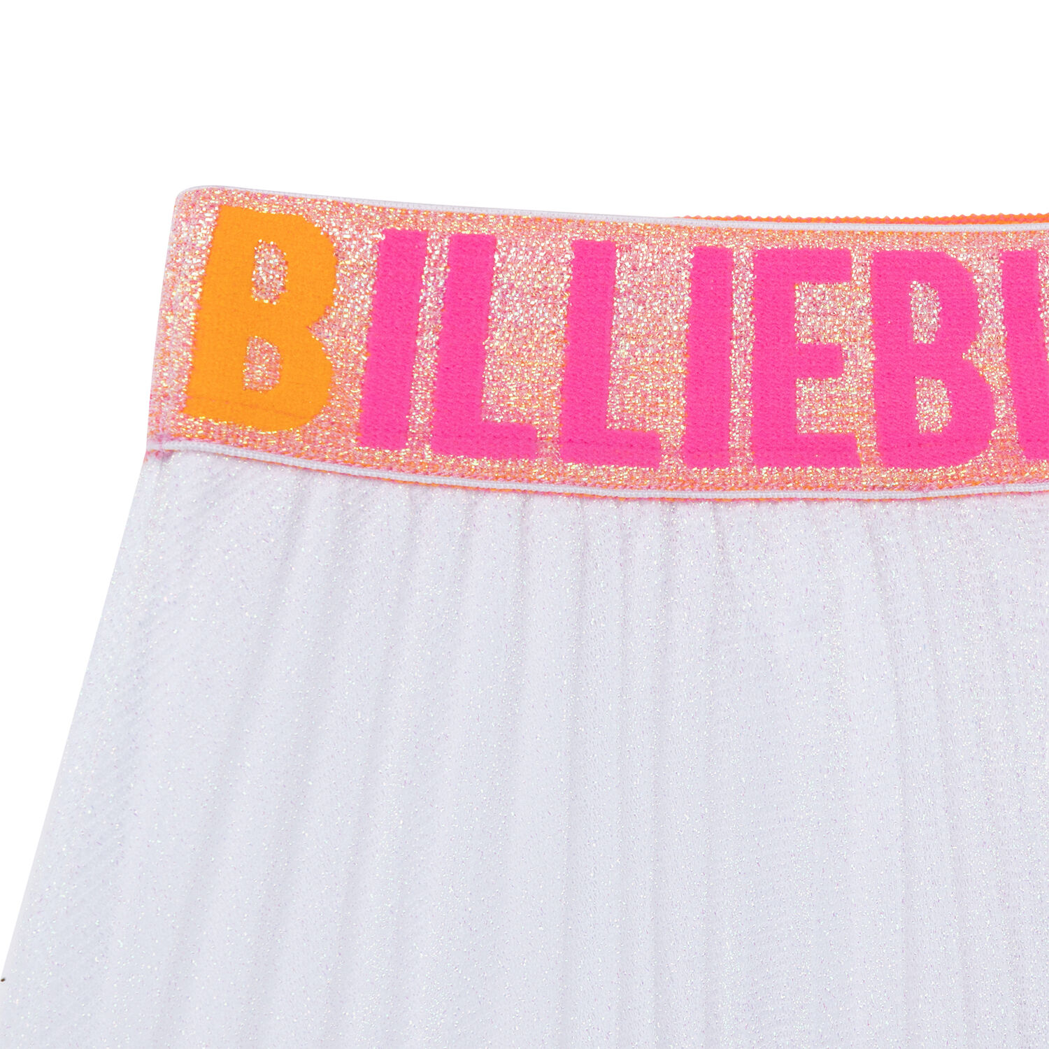 Girls White Logo Pleated Skirt, 1, hi-res image number null