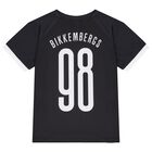 تيشيرت أولاد بالشعار باللون الأسود, 2, hi-res