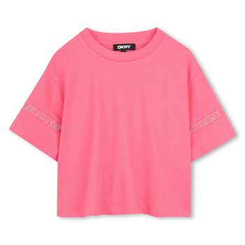 Girls Pink Logo T-Shirt