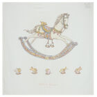 بطانية قماط بطبعة الحصان باللون العاجي , 1, hi-res