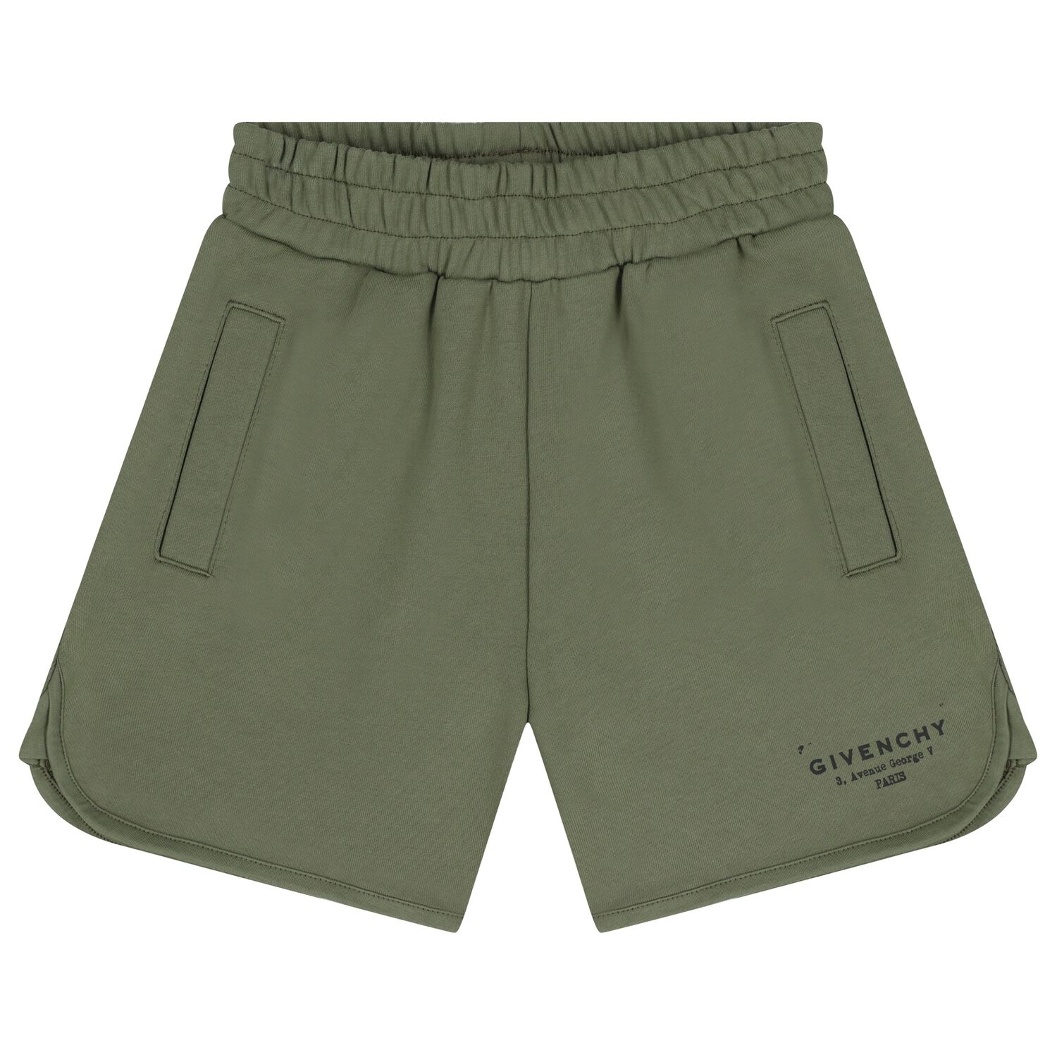 Boys Green Logo Shorts, 2, hi-res