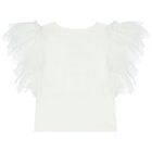 تيشيرت بنات عيد الميلاد 2 باللون الأبيض, 6, hi-res