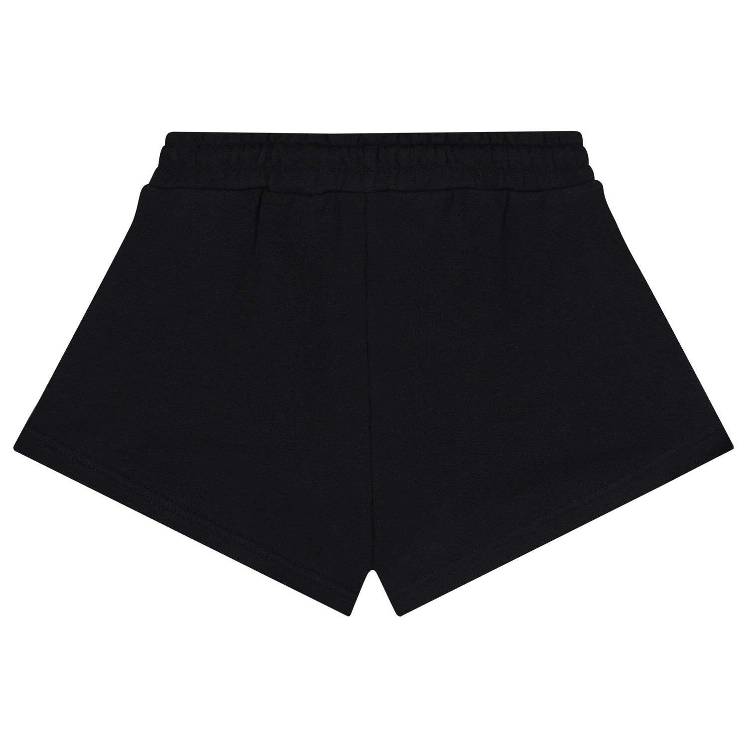 Girls Black Logo Shorts, 1, hi-res