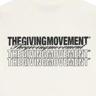 تيشيرت واسع بالشعار باللون العاجي, 1, hi-res