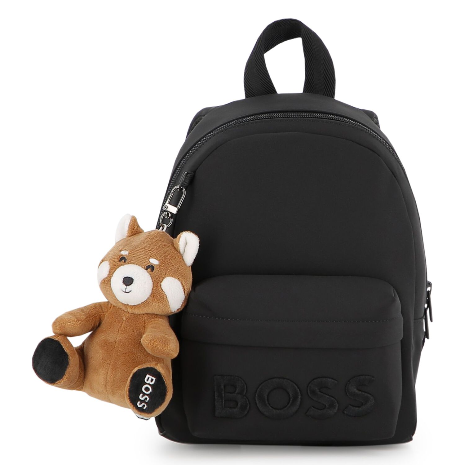 Boys Black Logo Red Panda Backpack, 1, hi-res