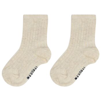Baby Boys Green, Navy Blue & Ivory Socks (3 Pack)