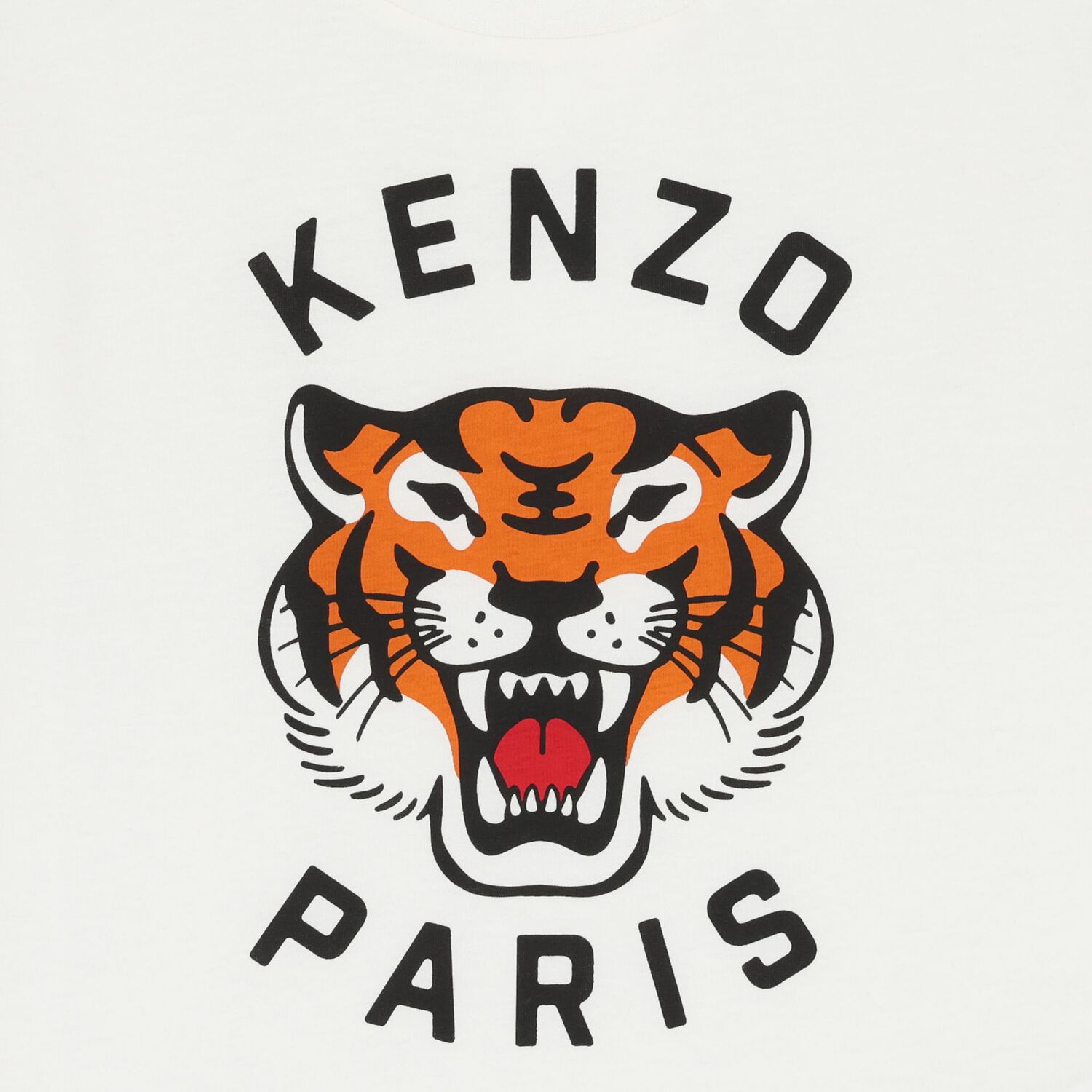 Ivory Tiger Logo T-Shirt, 1, hi-res