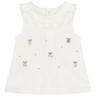 طقم شورتات للبنات الصغيرات باللونين العاجي والبيج (عبوة من قطعتين), 1, hi-res