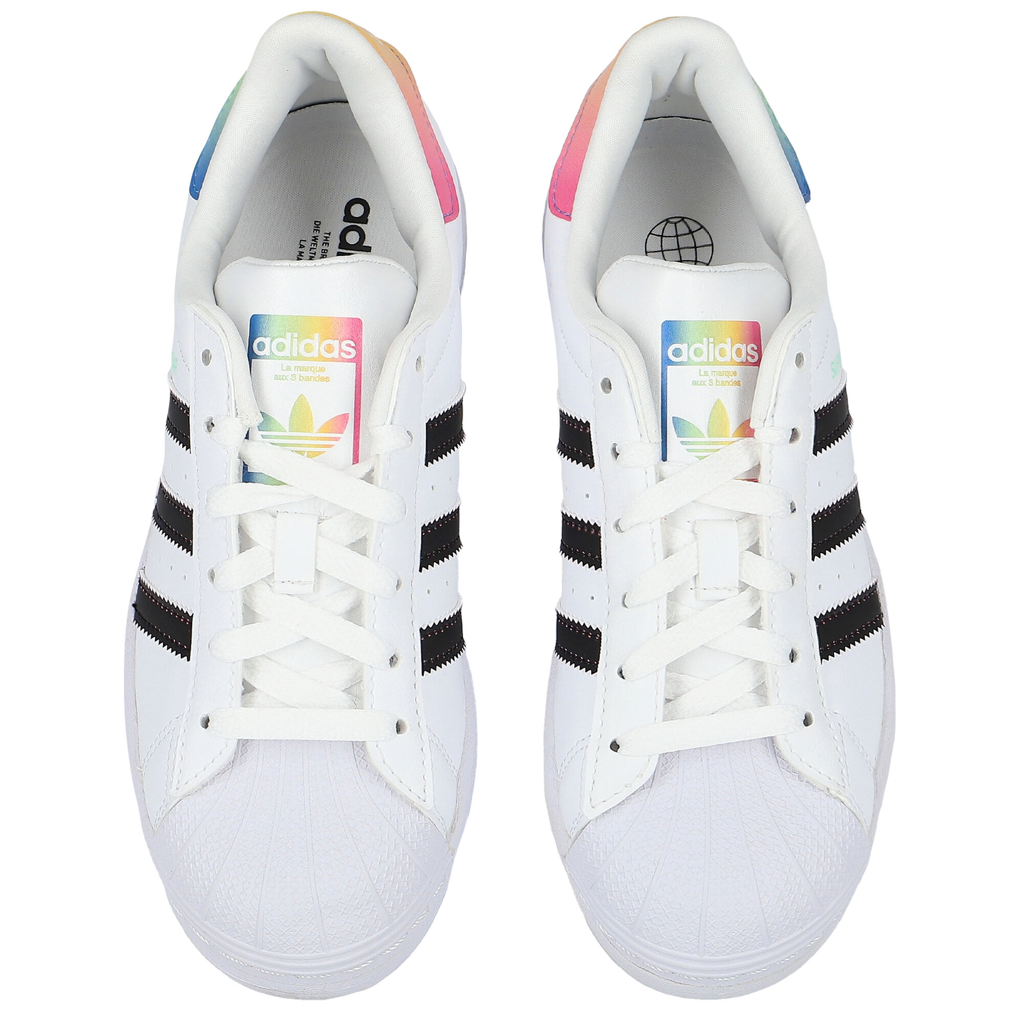 Adidas Kids Girls White Superstar J Trainers Junior Couture UAE