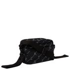 Black Logo Shoulder Bag, 1, hi-res