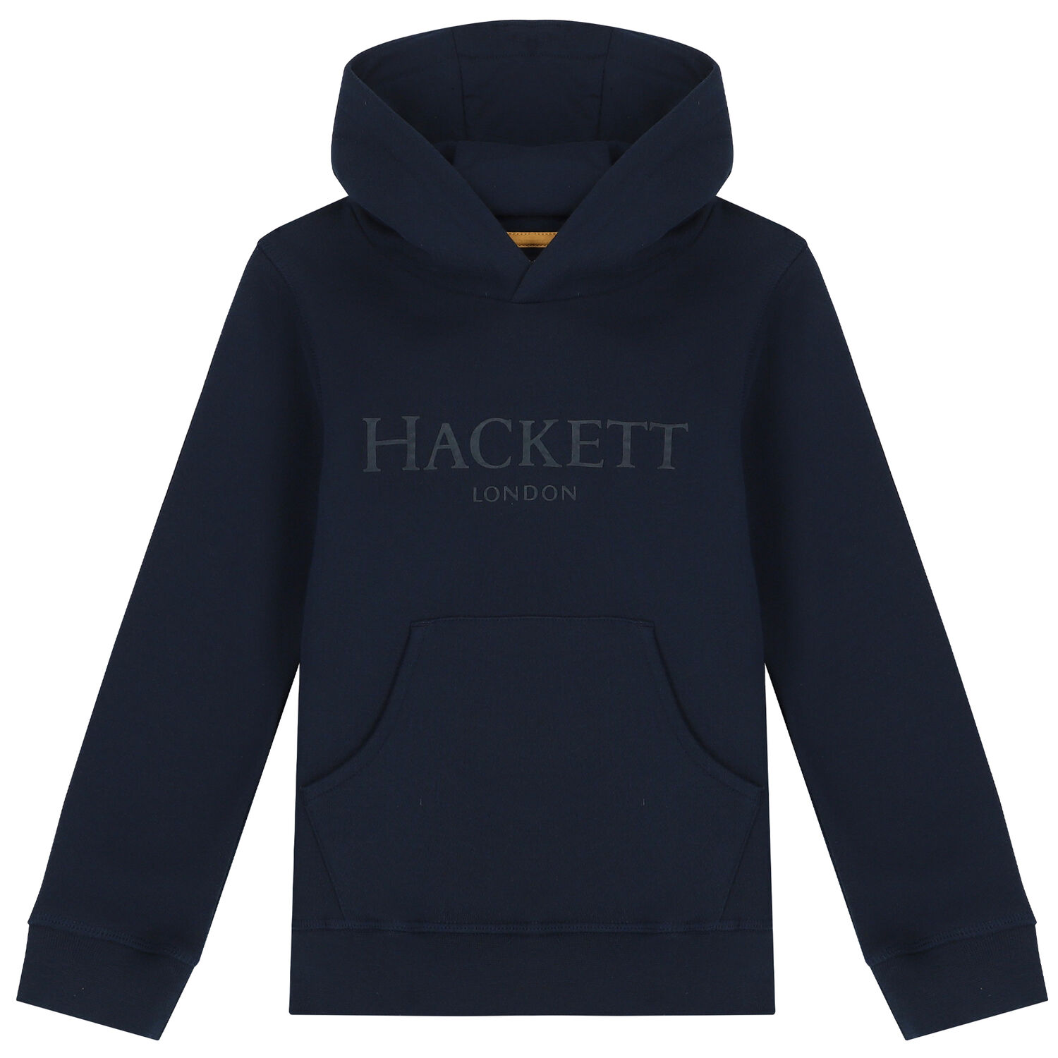 توب هودى بالشعار باللون الكحلى للاولاد, 1, hi-res