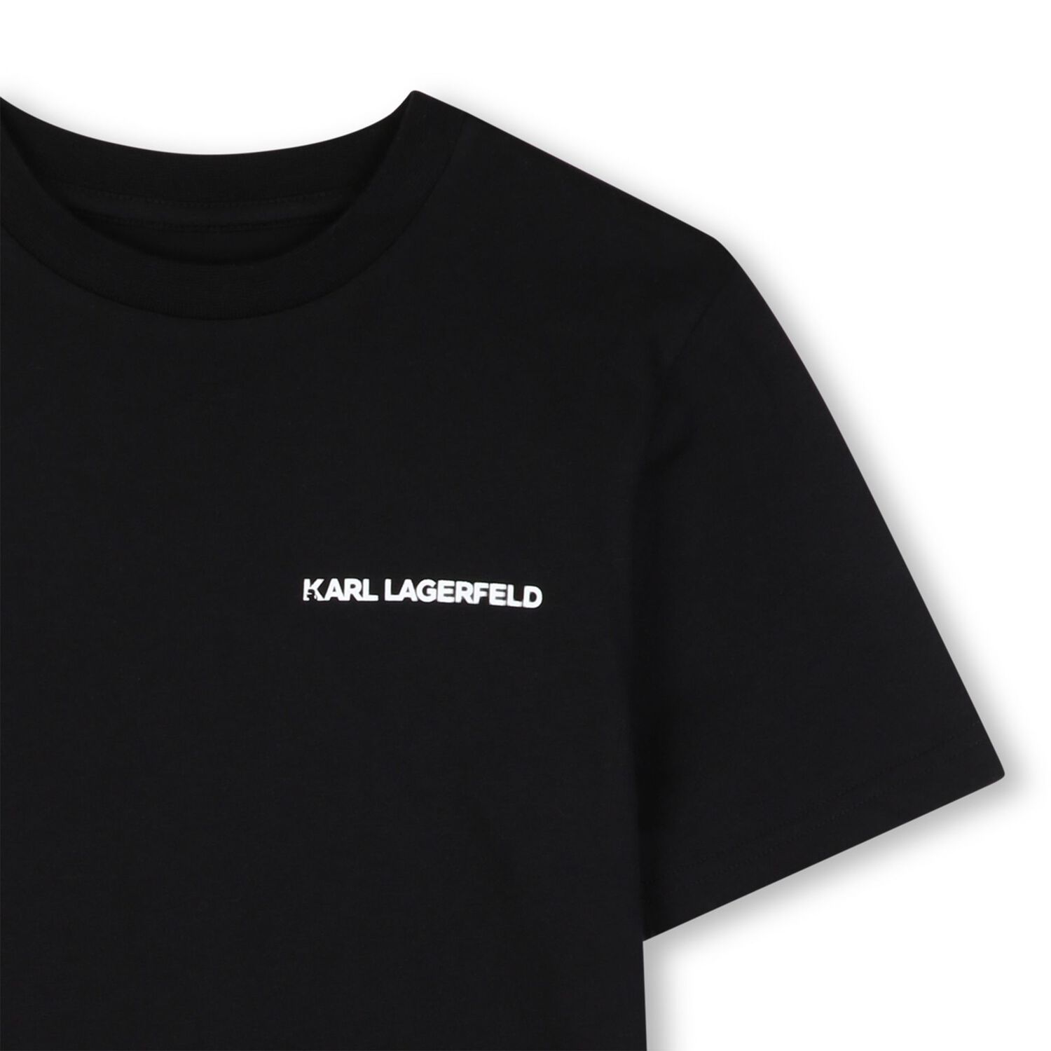 Boys Mini Me Black Logo T-Shirts ( 2 Pack ), 1, hi-res