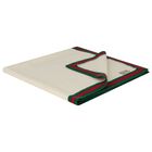 Beige Web Striped Knitted Baby Blanket, 1, hi-res