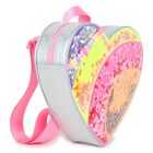 Girls Rainbow Embellished Backpack ( 22cm ), 1, hi-res