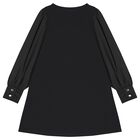 فستان بنات بالشعار باللون الوردى , 1, hi-res