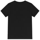 Boys Black Logo T-Shirt, 2, hi-res