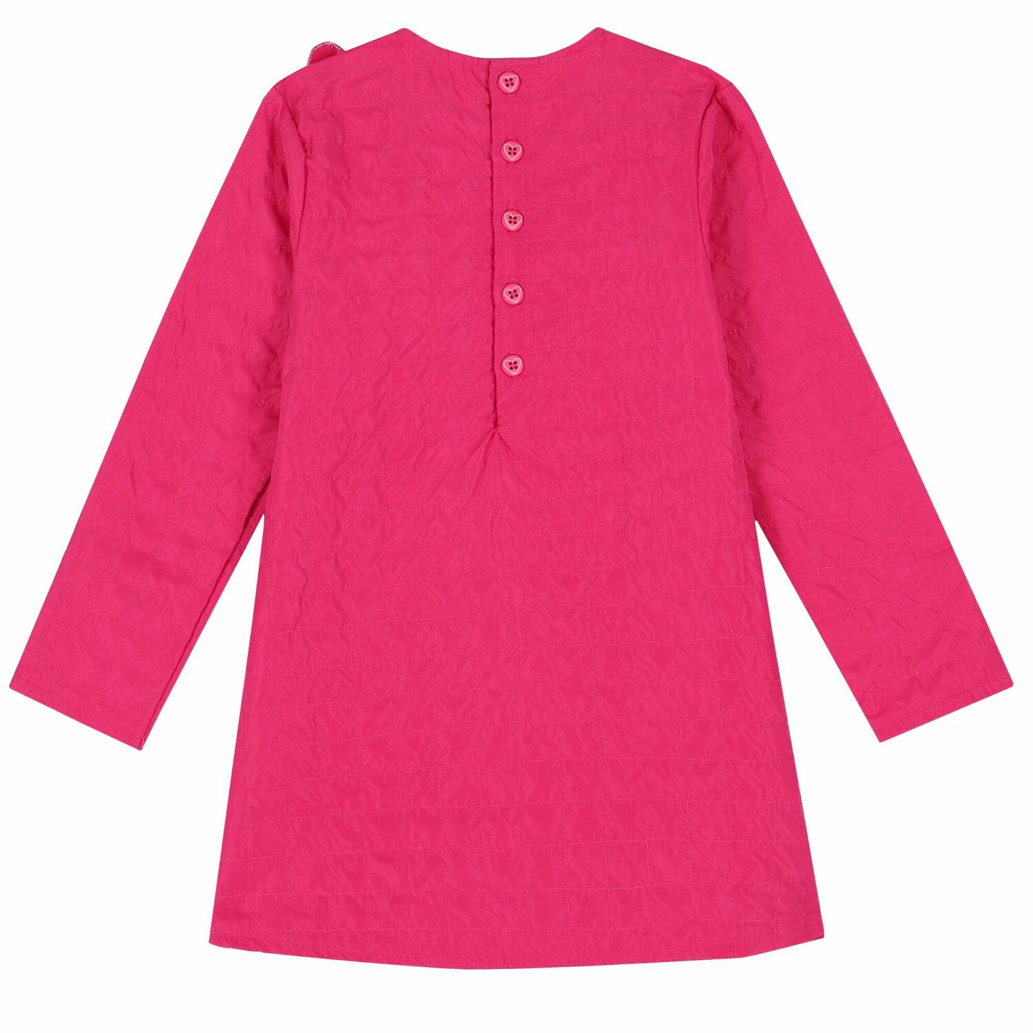 Girls Pink Logo Dress, 1, hi-res